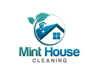 Mint House Cleaning logo design by J0s3Ph