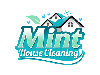 Mint House Cleaning logo design by ingepro