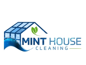 Mint House Cleaning logo design by nehel