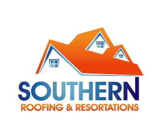 Southern Roofing & Resortations logo design by PMG