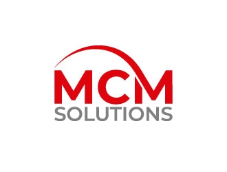 MCM Solutions logo design by pixalrahul