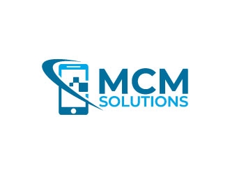 MCM Solutions logo design by pixalrahul