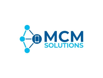 MCM Solutions logo design by pixalrahul