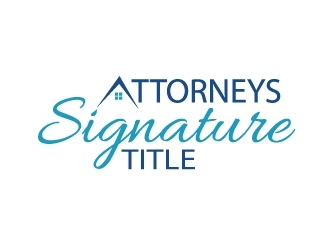 Attorneys Signature Title logo design by PMG