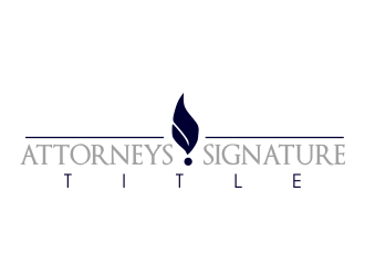 Attorneys Signature Title logo design by JessicaLopes