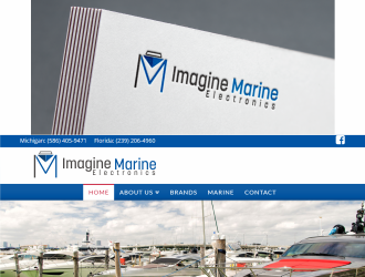 Imagine Marine Electronics logo design by YusufAbdus