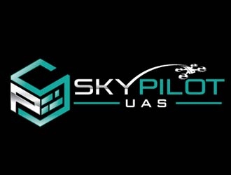 Sky Pilot UAS logo design by shere