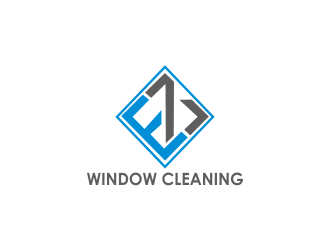 E-Z Window Cleaning logo design by Greenlight