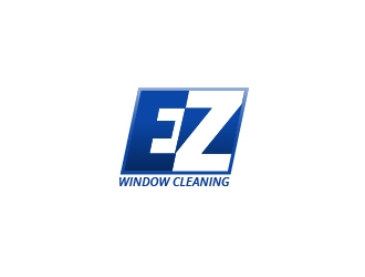 E-Z Window Cleaning logo design by eyeglass