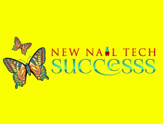 new nail tech successs  logo design by uttam