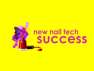 new nail tech successs  logo design by ROSHTEIN