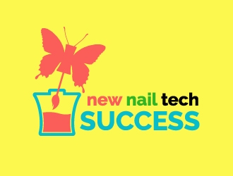 new nail tech successs  logo design by JJlcool