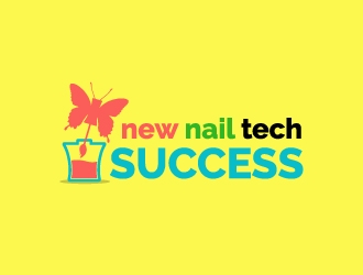 new nail tech successs  logo design by JJlcool