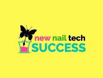 new nail tech successs  logo design by JJlcool