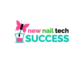 new nail tech successs  logo design by JJlcool