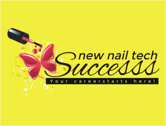 new nail tech successs  logo design by rgb1