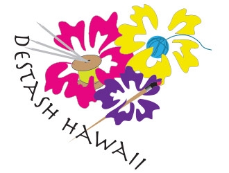 DeStash Hawaii logo design by not2shabby