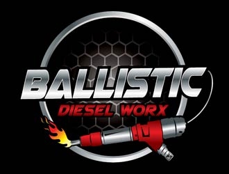 Ballistic Diesel Worx logo design by shere