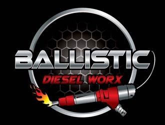 Ballistic Diesel Worx logo design by shere