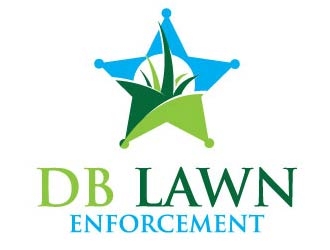 DB LAWN ENFORCEMENT logo design by shere