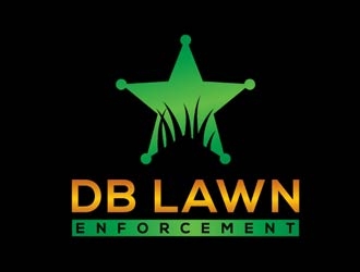 DB LAWN ENFORCEMENT logo design by shere