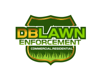 DB LAWN ENFORCEMENT logo design by cgage20
