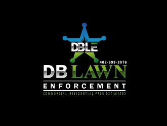 DB LAWN ENFORCEMENT logo design by fantastic4