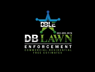 DB LAWN ENFORCEMENT logo design by fantastic4