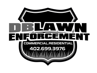 DB LAWN ENFORCEMENT logo design by cgage20