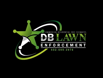 DB LAWN ENFORCEMENT logo design by fantastic4
