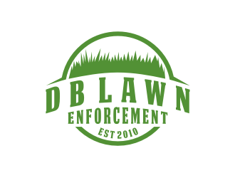 DB LAWN ENFORCEMENT logo design by bricton