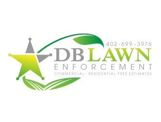 DB LAWN ENFORCEMENT logo design by fantastic4