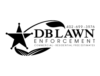 DB LAWN ENFORCEMENT logo design by fantastic4