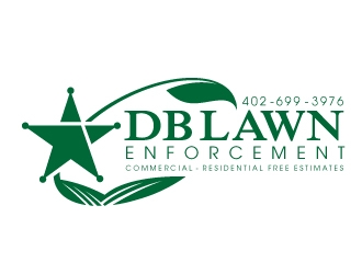 DB LAWN ENFORCEMENT logo design by fantastic4