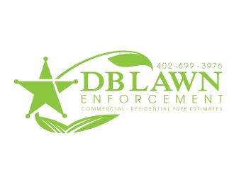 DB LAWN ENFORCEMENT logo design by fantastic4