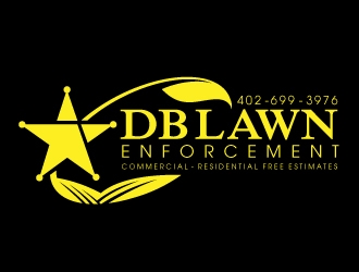 DB LAWN ENFORCEMENT logo design by fantastic4