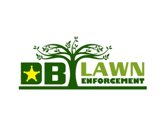 DB LAWN ENFORCEMENT logo design by zenith