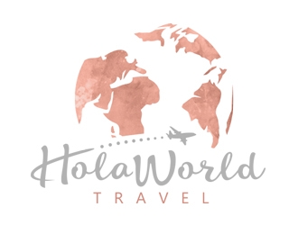 Hola World logo design by PiceFlia