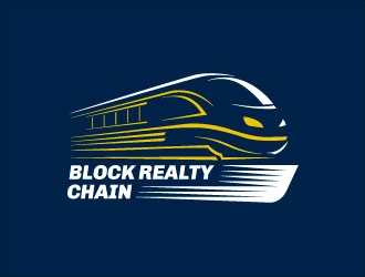 Block Realty Chain logo design by PyramidDesign