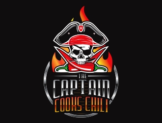 The Captain Cooks Chili logo design by Eliben