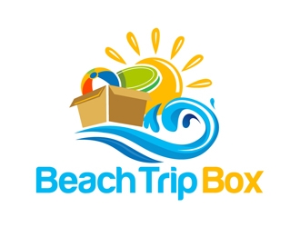 Beach Trip Box logo design by DreamLogoDesign