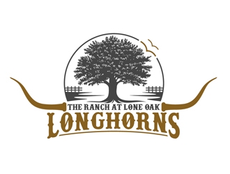 The Ranch at Lone Oak Longhorns logo design by DreamLogoDesign