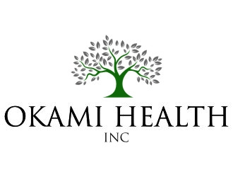 OKAMI HEALTH INC logo design by jetzu