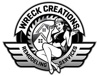 Wreck Creations Remodeling Services logo design by PiceFlia