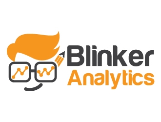 Blinker Analytics logo design by kgcreative