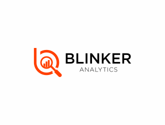 Blinker Analytics logo design by haidar