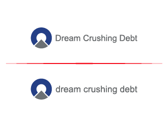Dream Crushing Debt logo design by Mehul