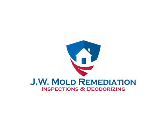 J.W. Mold Remediation, Inspections & Deodorizing logo design by alhamdulillah