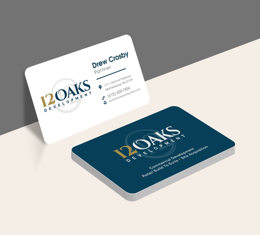 12 Oaks Development logo design by abss