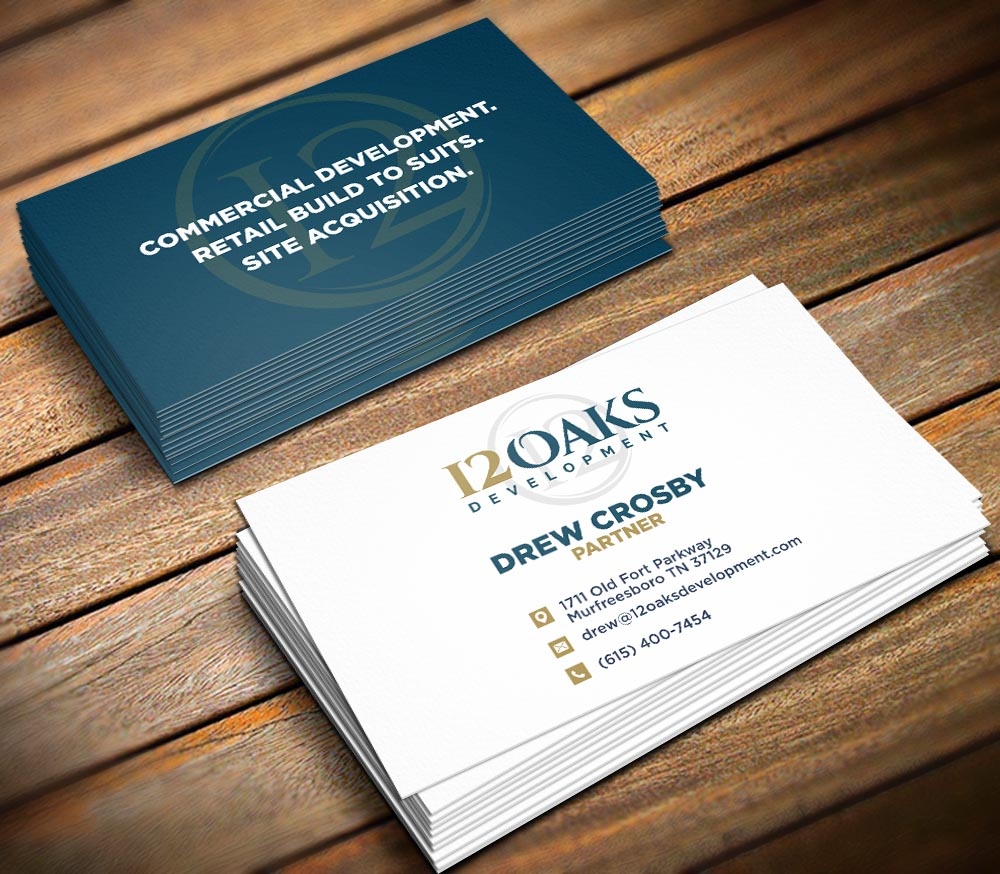 12 Oaks Development logo design by scriotx